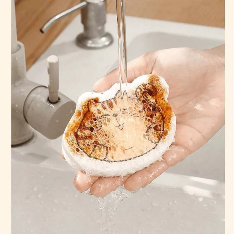 Compressed Dishwashing Sponge