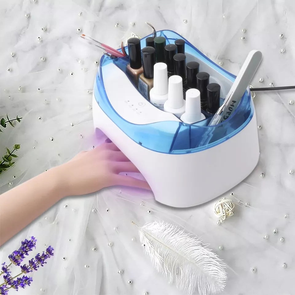 Nail Drier with an Organiser On Top