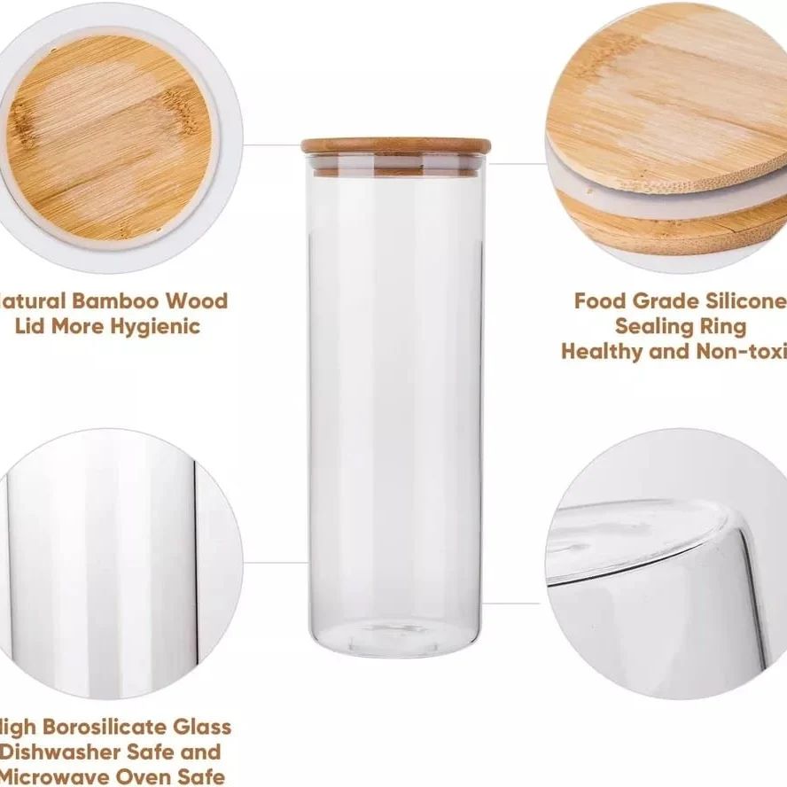 2000Ml Glass Storage Jar