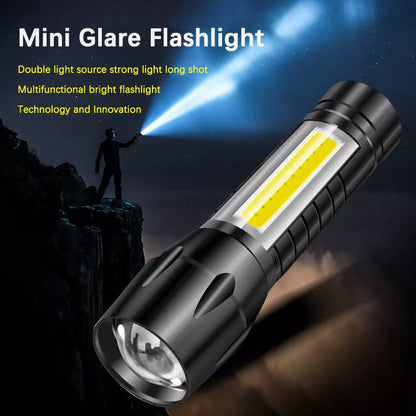 Rechargeable Aluminium 2 In 1 Torch