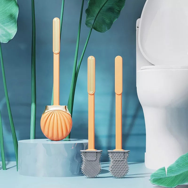 Silicone Shell Shaped Toilet Brush