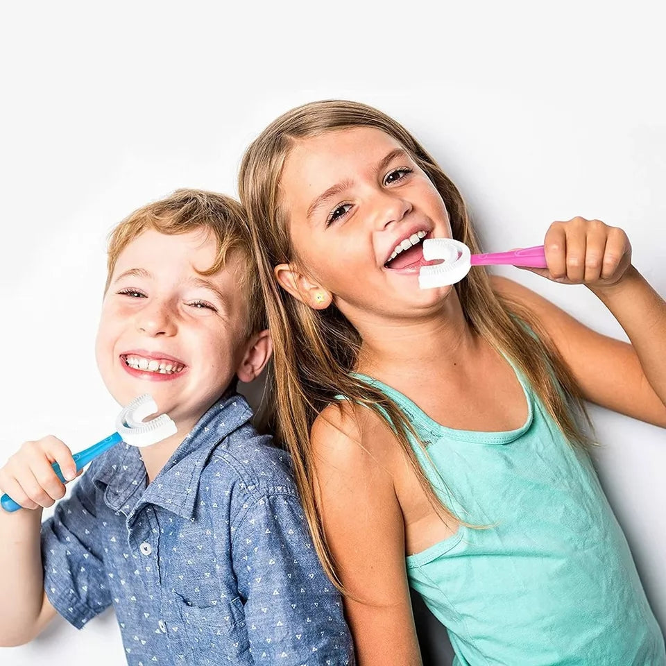 Kids U Shaped Silicone Toothbrush