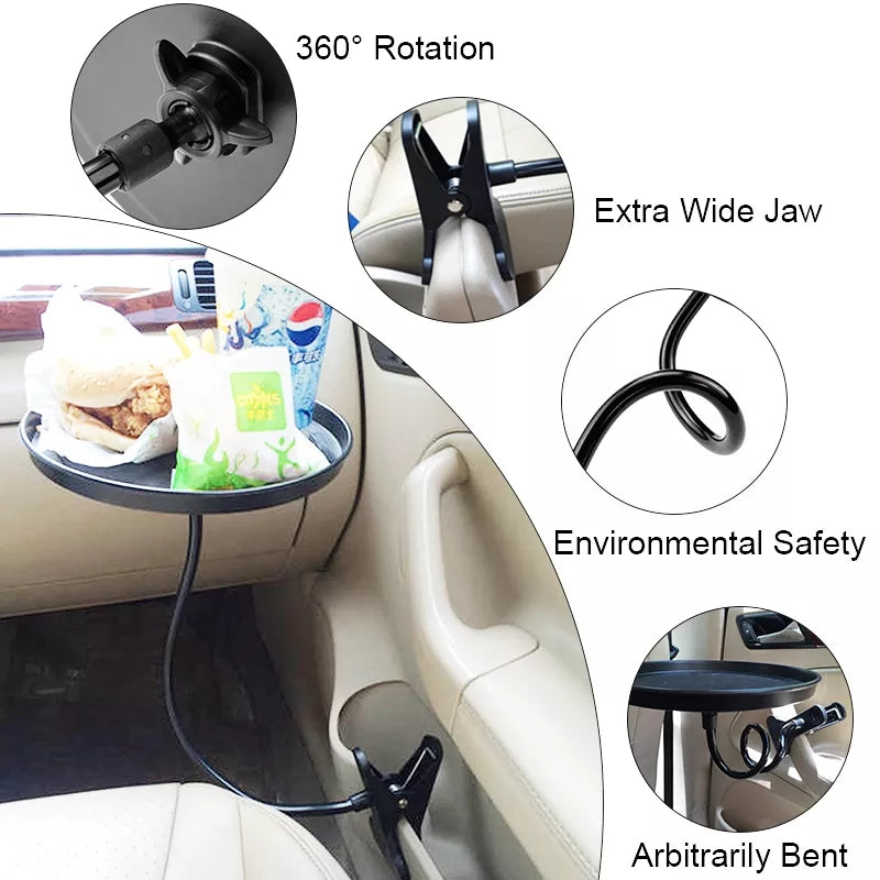 Round Multifunctional Car Tray