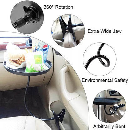 Round Multifunctional Car Tray