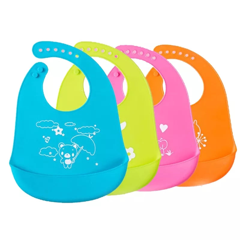 Silicone Baby Bibs 3Pcs