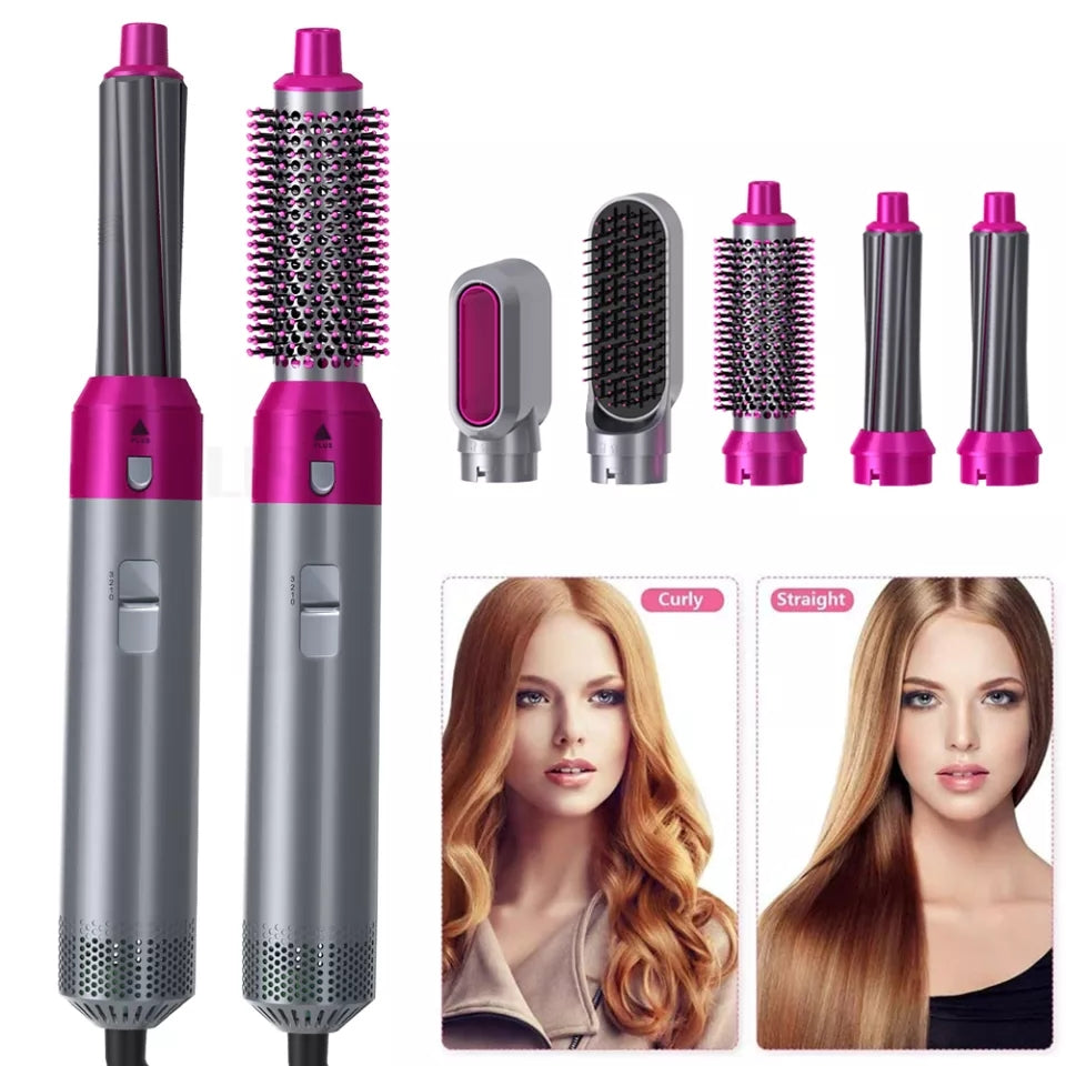 5 In 1 Hot Air Curling Tong Hair Styler Set