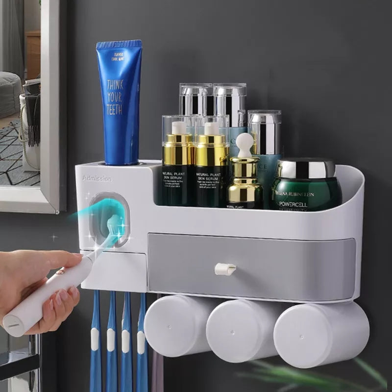 Automatic Toothpaste Dispenser/Accessories Organizer