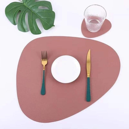 12Pcs Leather Placemats