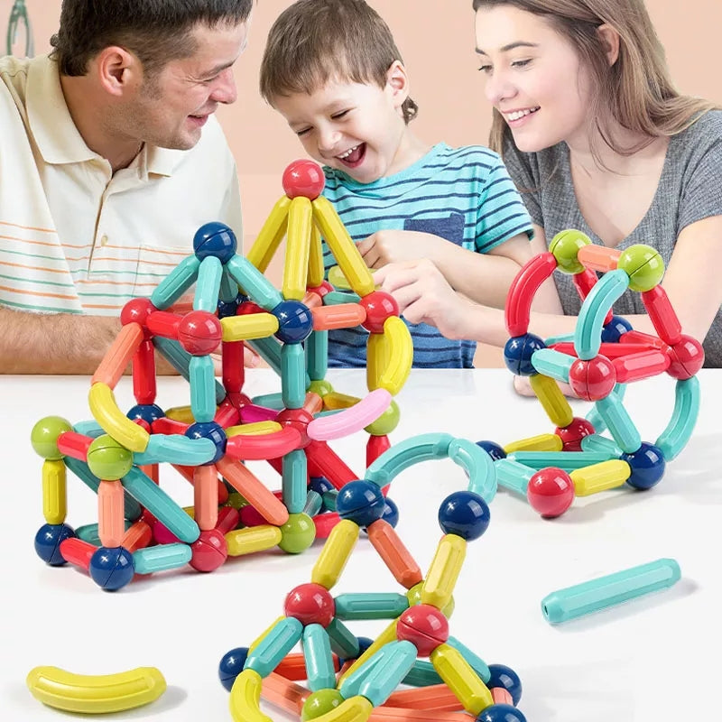 3D Magnetic Building BlackNov Kids Toy