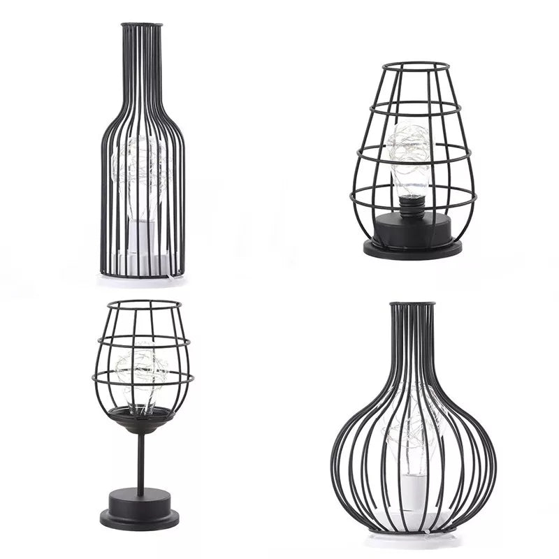 Wrought Iron  LED Table Lamp