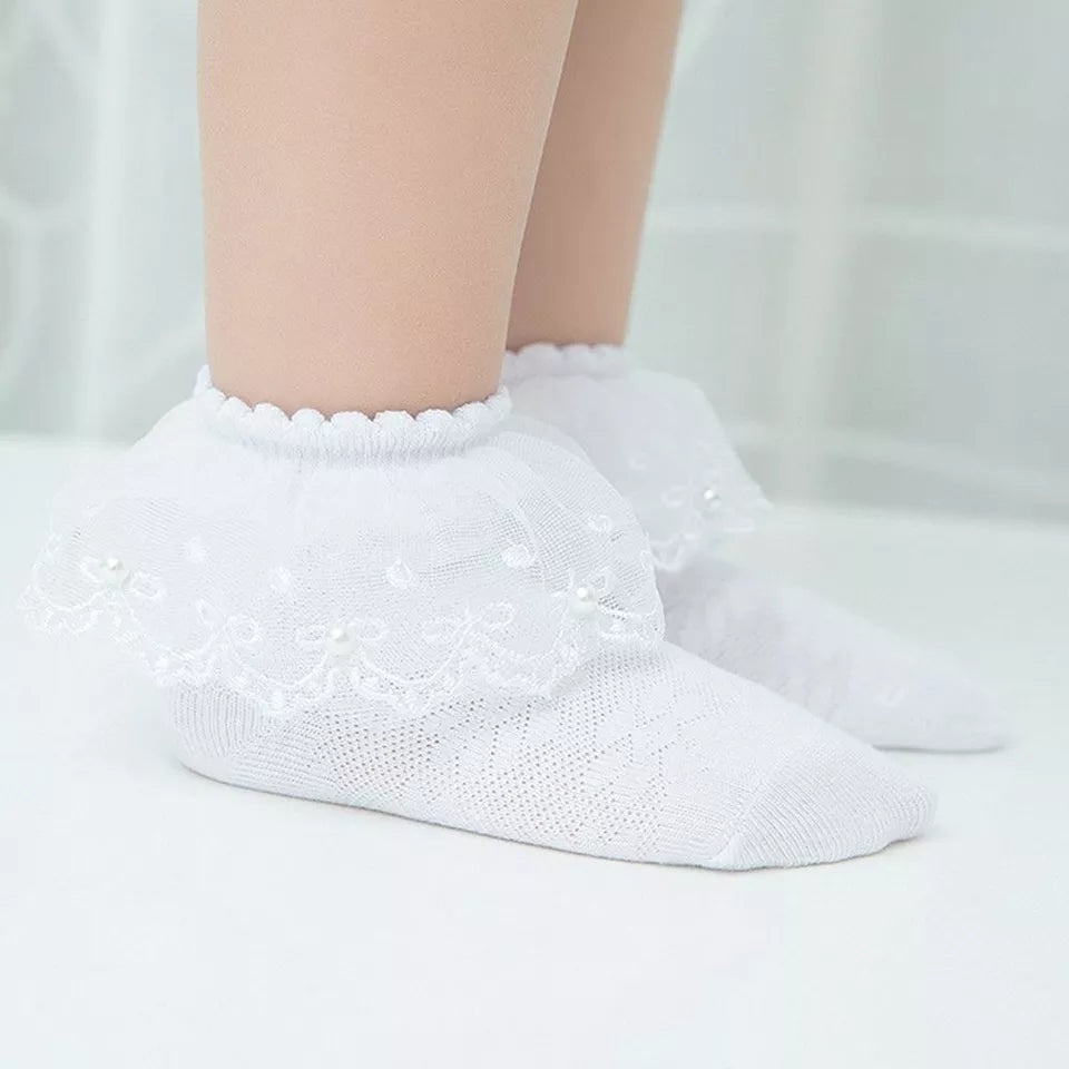 Cotton Lacey Socks