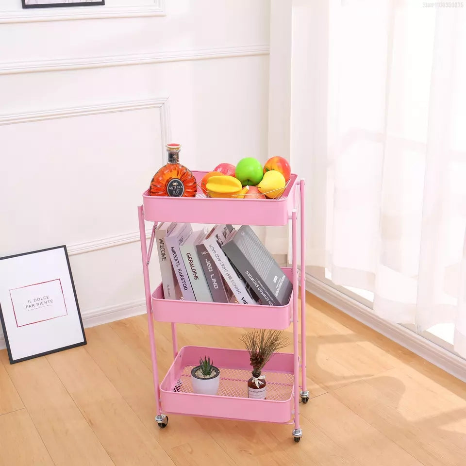 3Tier Kitchen Trolley Rack