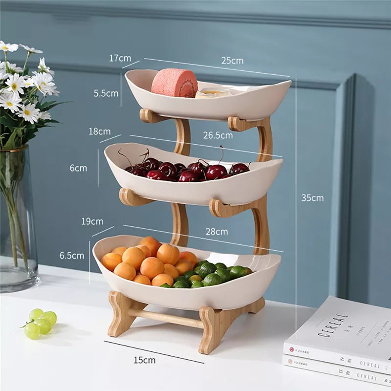 Nordic Ceramic Fruit/Snack Stand