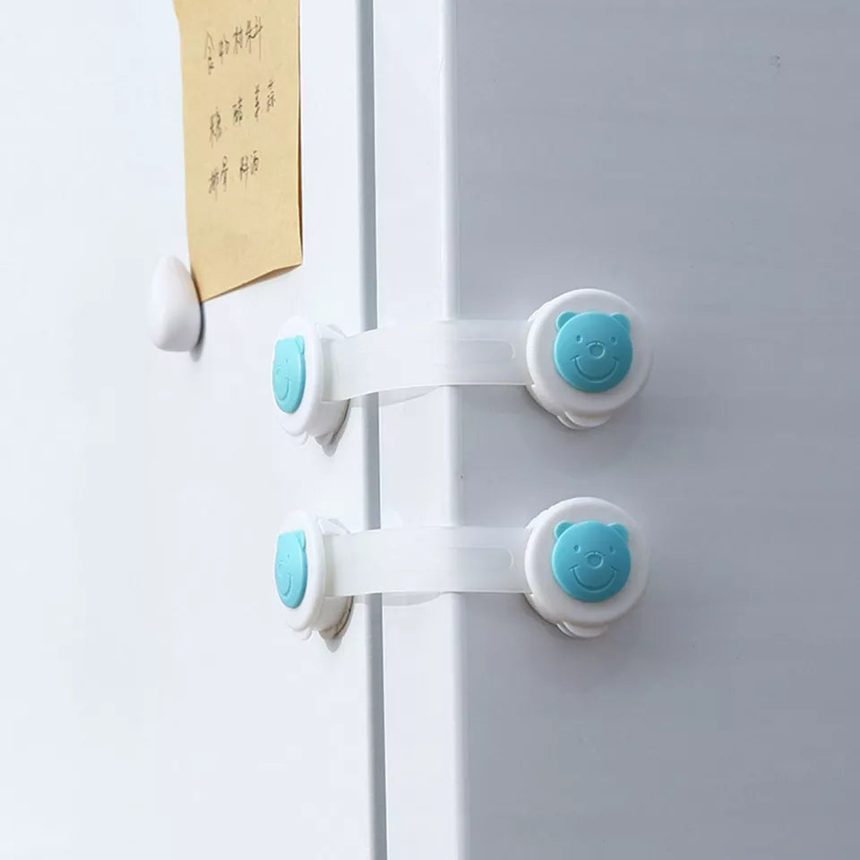 6Pcs Kids Safety Fridge Lock Bands