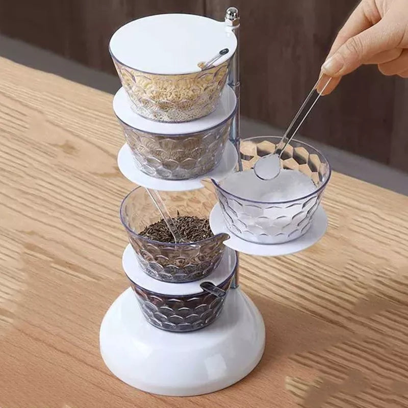 5 Layer Rotating Seasoning Stand