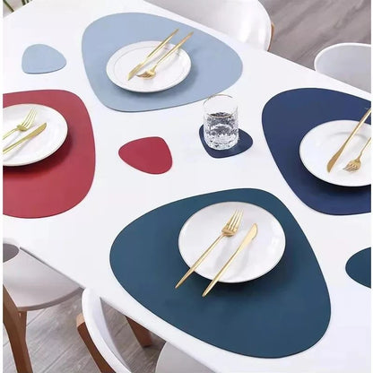 12Pcs Leather Placemats