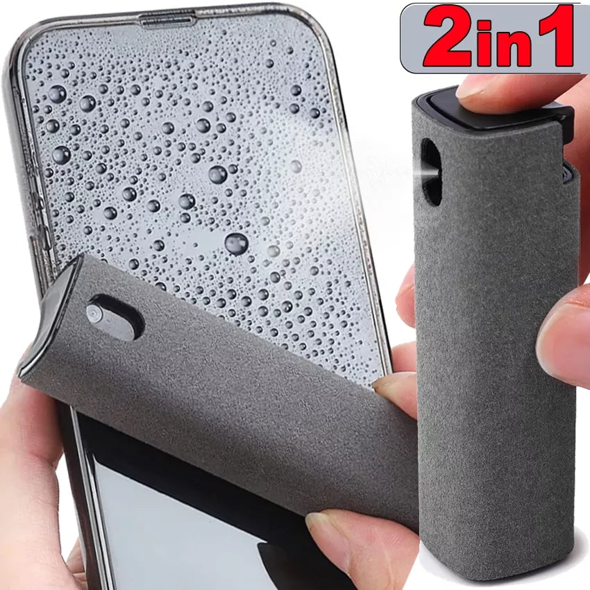 2 in 1 Phone Screen Cleaner Spray