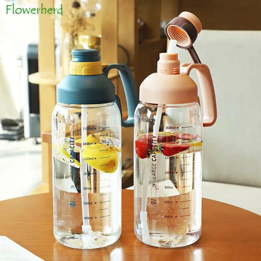 High Quality 2000ml Large Capacity Water Bottle