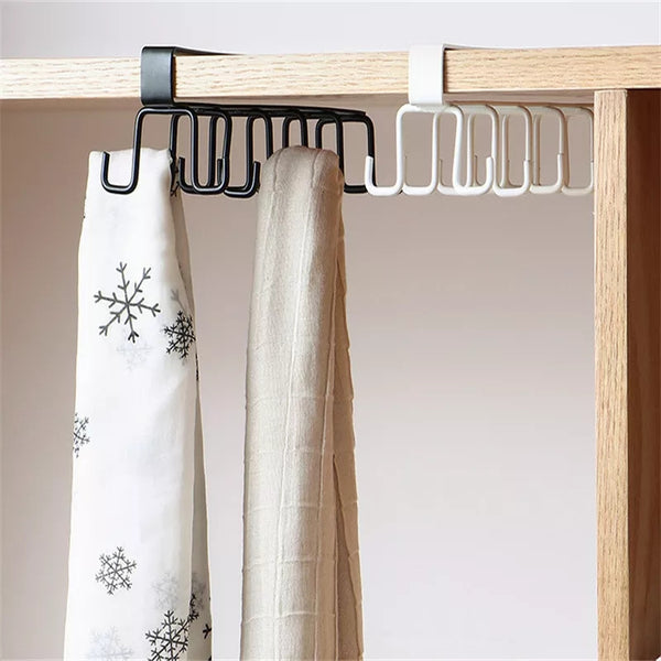 Multipurpose over the cabinet cup hanger