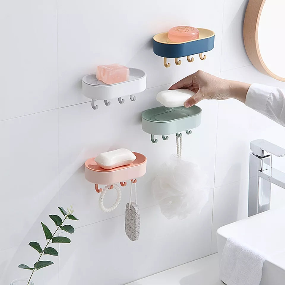 High Quality Single Soap Holder with 4 Hooks