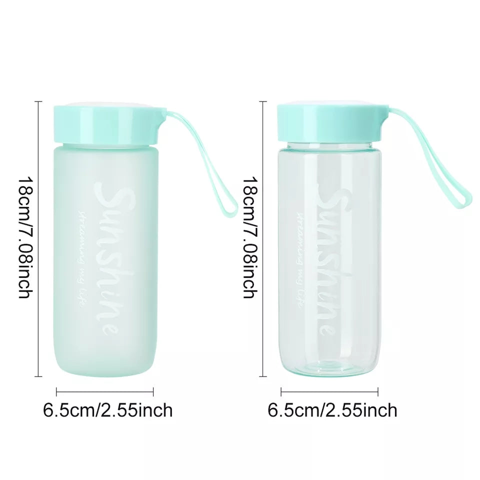 550Ml Simple Frosted Plastic Bottle