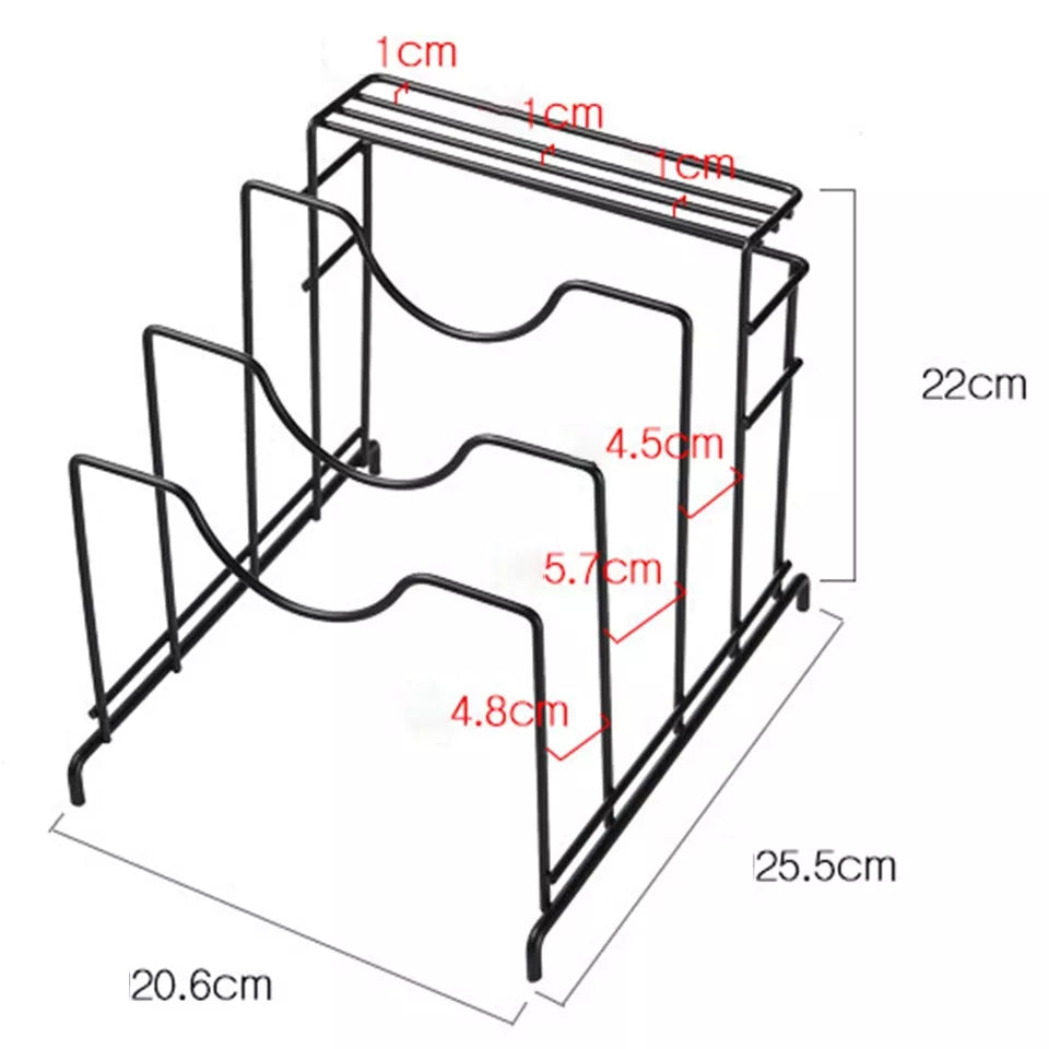 Pot Lid Rack