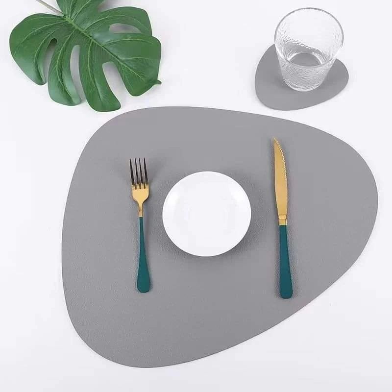 12Pcs Leather Placemats