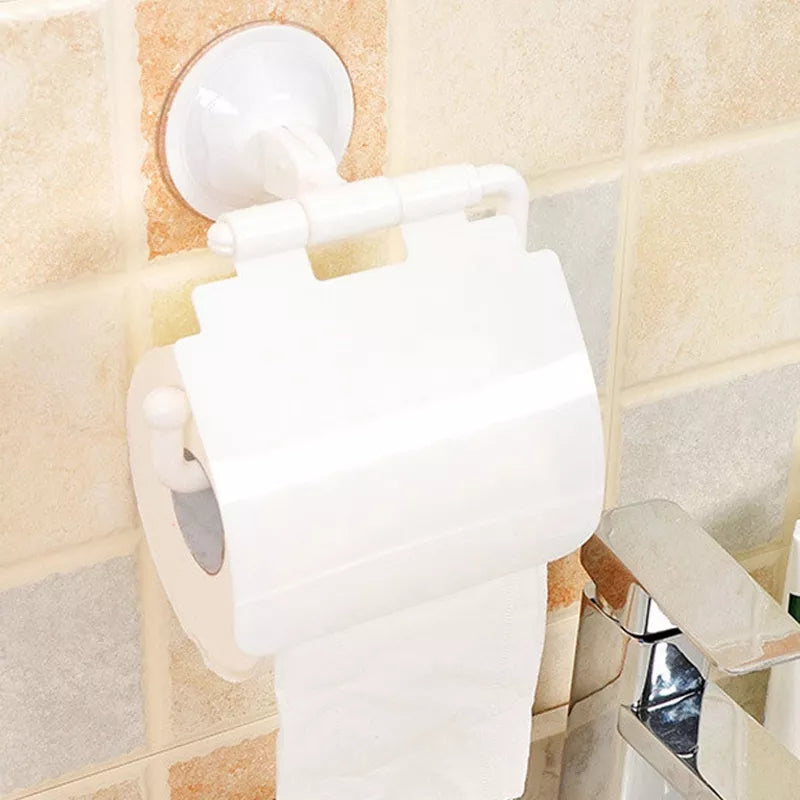 Wall Mounted Toilet Paper Holder With Cover