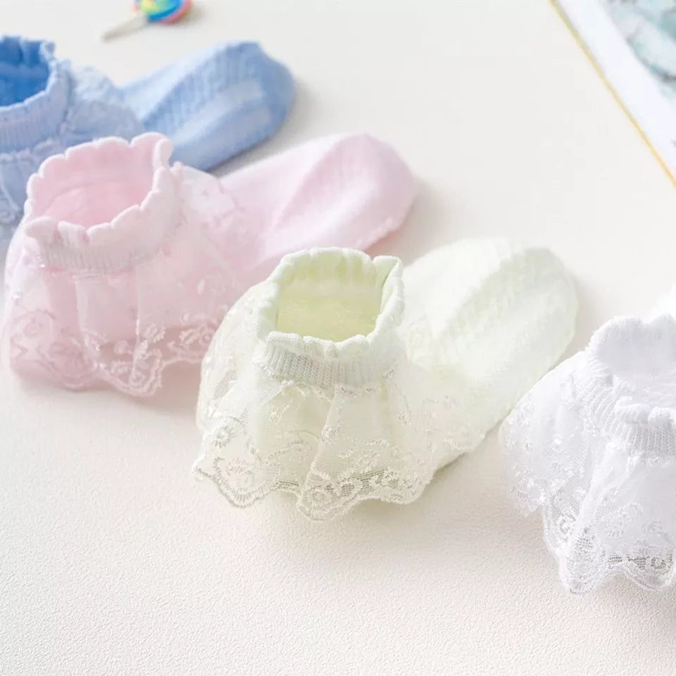 Cotton Lacey Socks