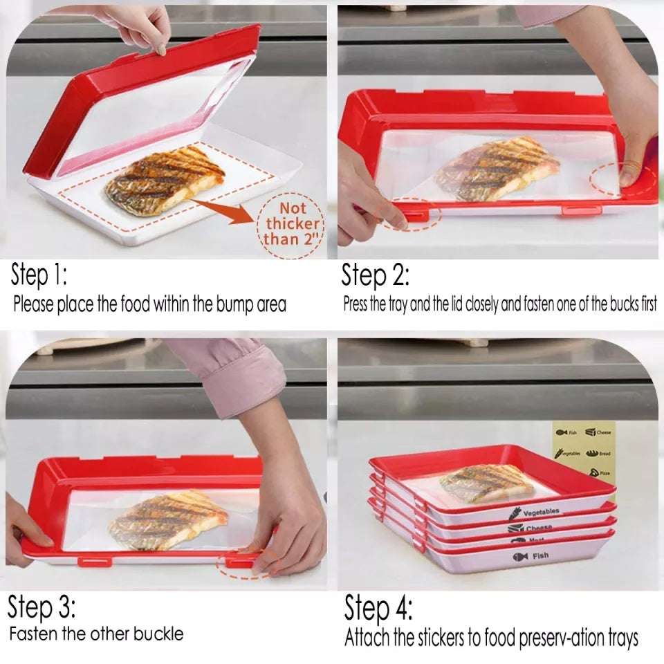 Food preservation tray