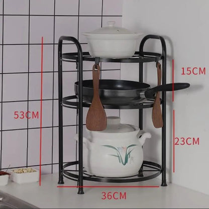 Three Layers Creative Kitchenware Organizer