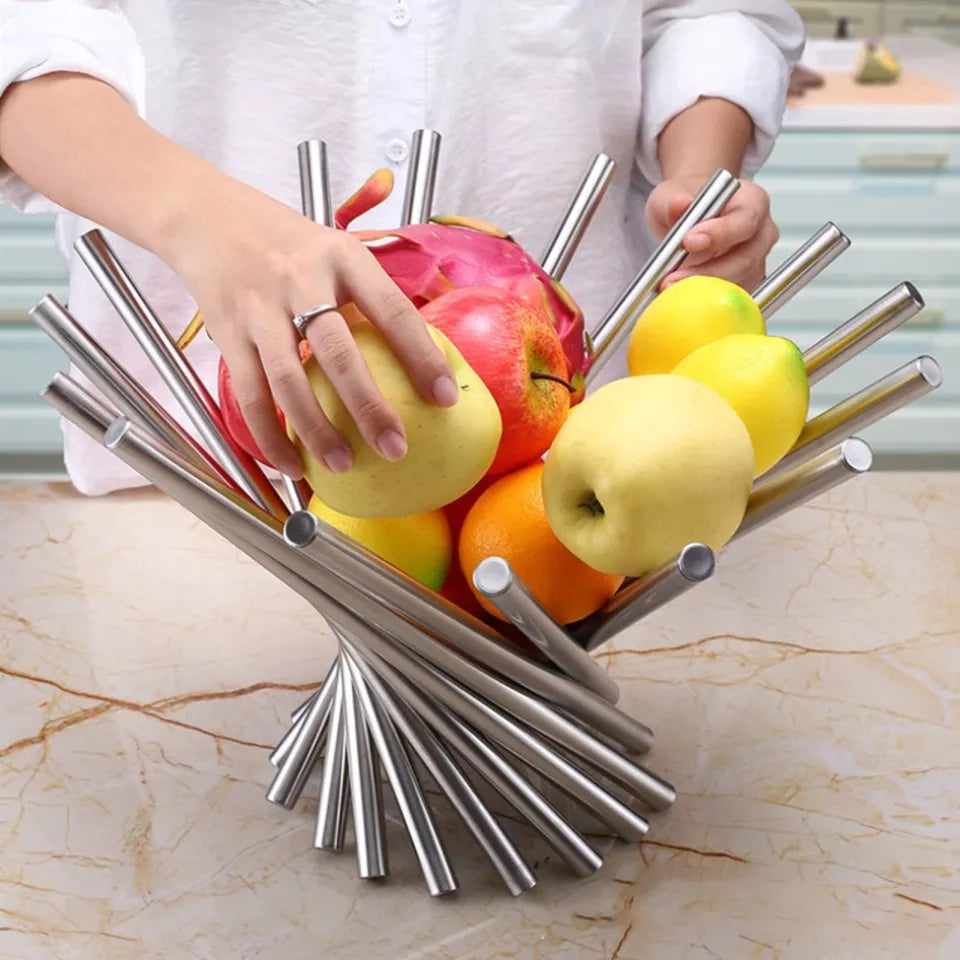 Adjustable Heavy Stainless Steel Fruit Rack