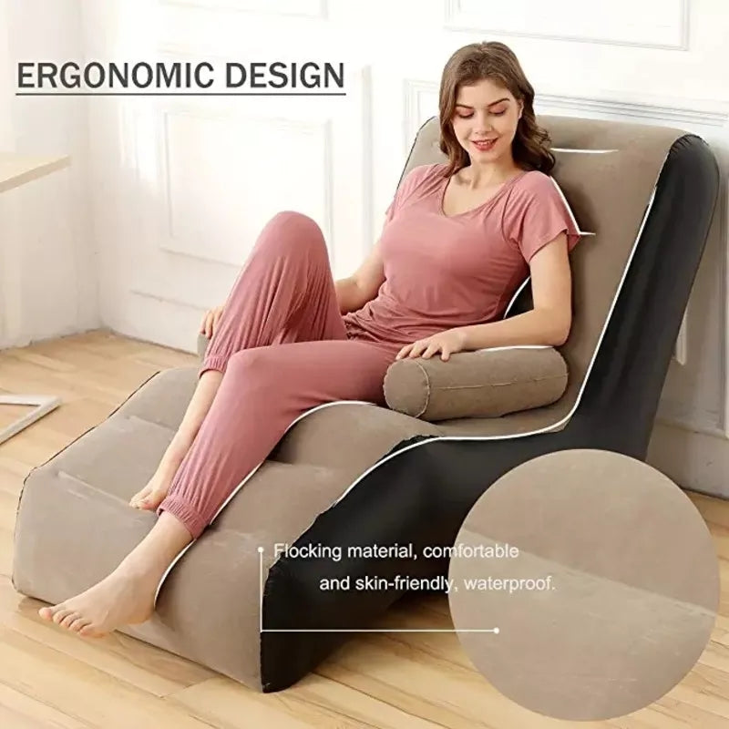 Inflatable S-shaped Lazy Sofa