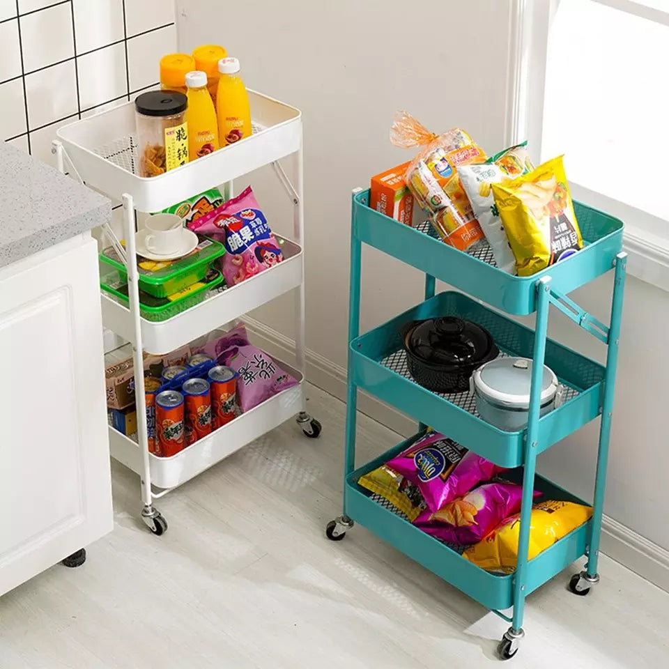 3Tier Kitchen Trolley Rack