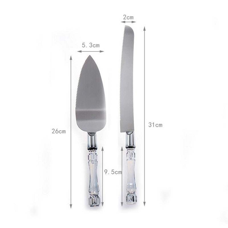 2Pcs Cake Server