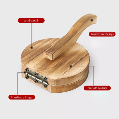 Wooden Dumpling Dough Press 20cm