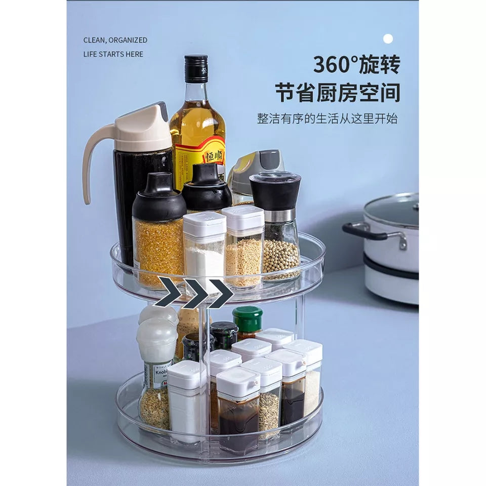 Rotating Clear Organizer/ lazy Susan