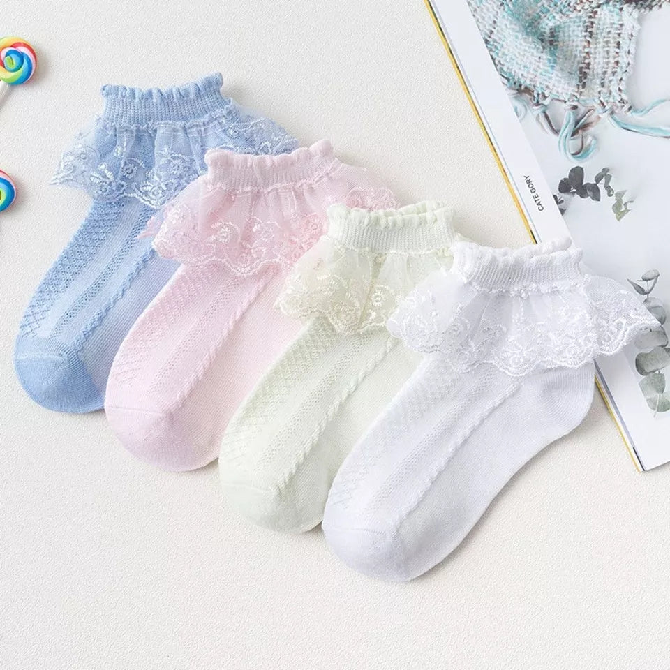 Cotton Lacey Socks