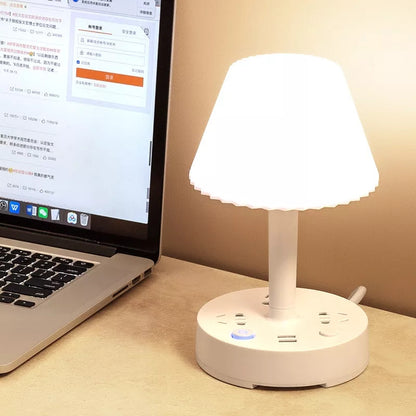 Bedside Lamp With Charging Ports