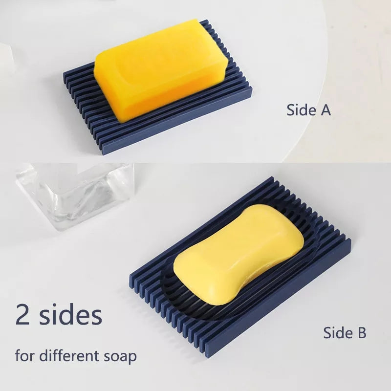 Silicone Soap Tray Drain Dish