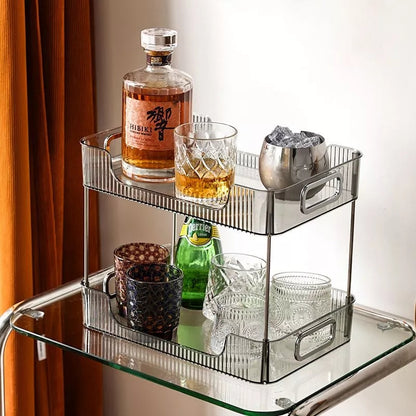 Multipurpose 2 Tier Decorative Organizer