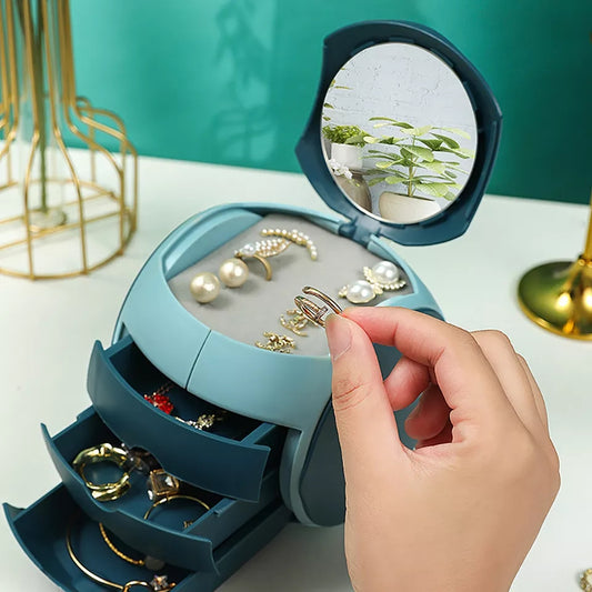 Ball Shaped Jewelry Box with Drawers