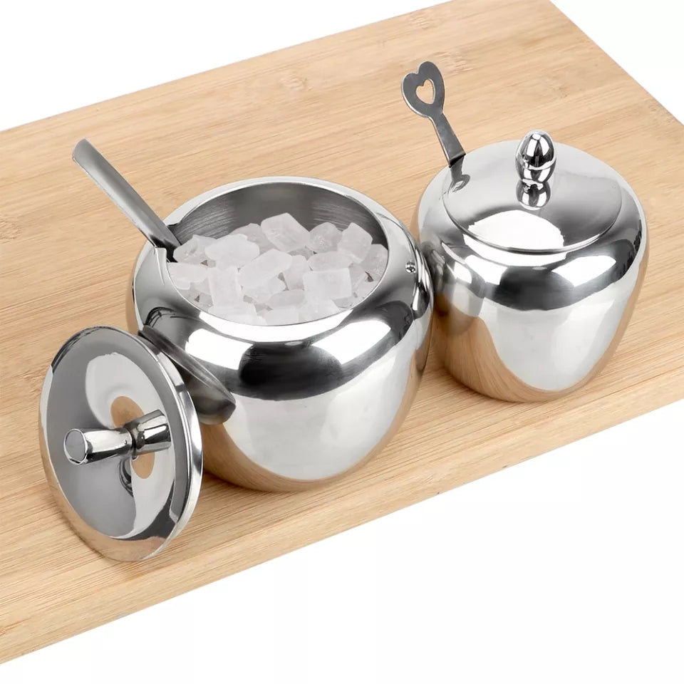 Stainless Steel Heavy Sugar Dish