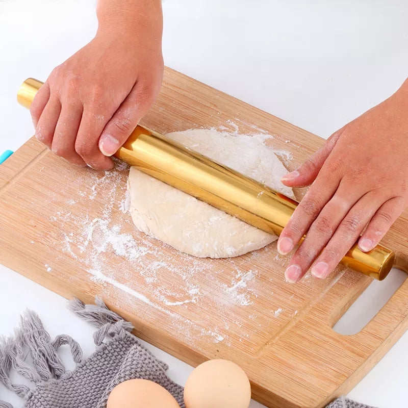 Gold Thicken Rolling Pin