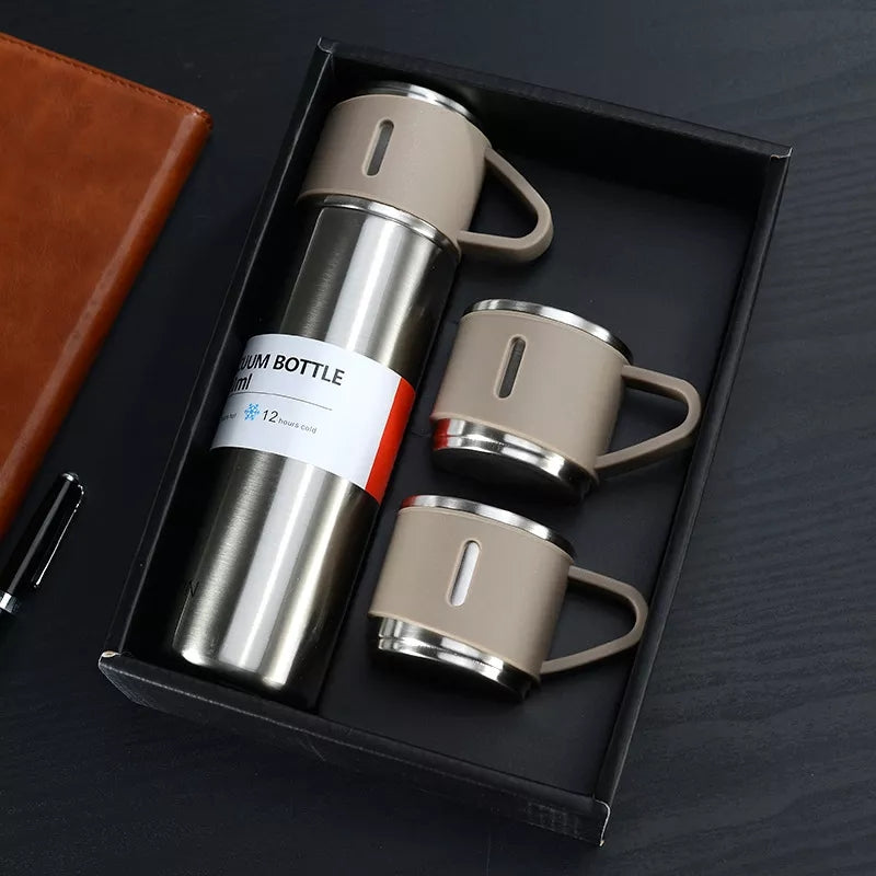 500Ml Vacuum Flask with Cups