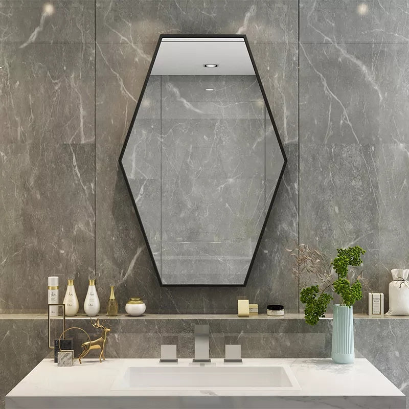 Nordic Hexagonal Mirror