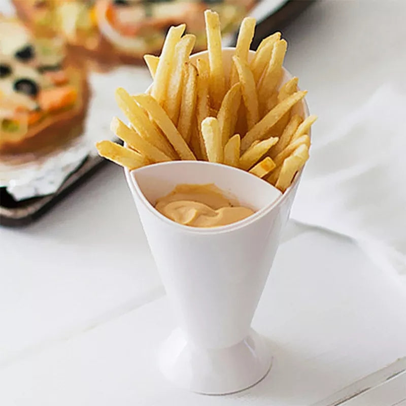 French Fries Partitioned Chips Holder