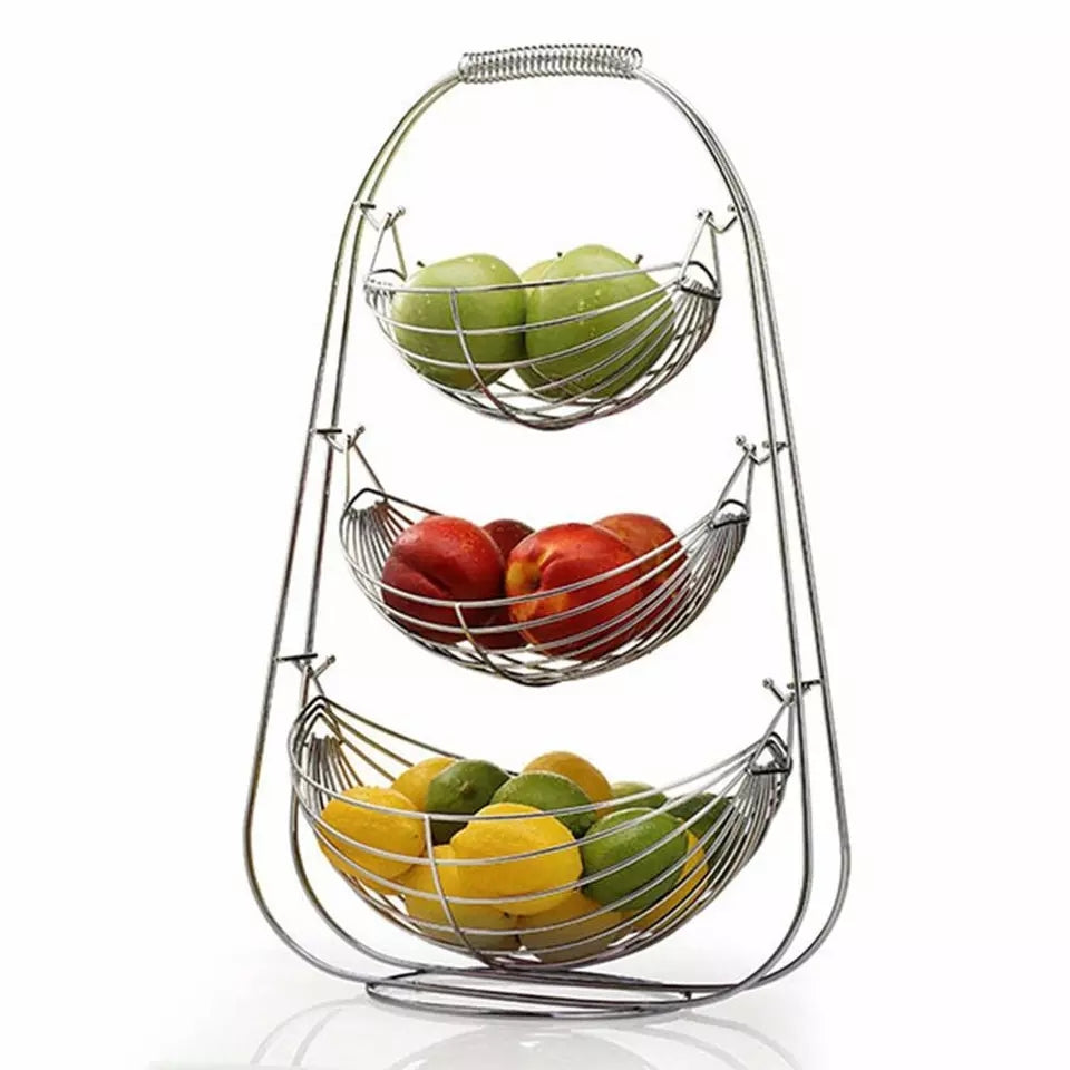 High Quality 3-Tier Stainless Fruit Rack