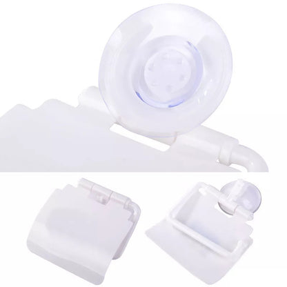Wall Mounted Toilet Paper Holder With Cover