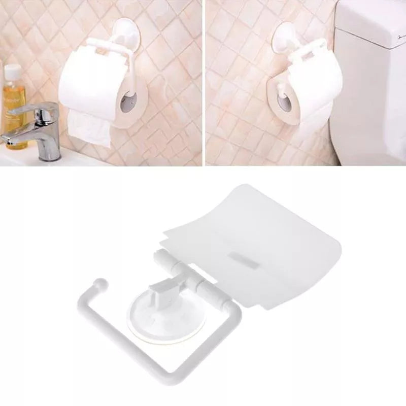 Wall Mounted Toilet Paper Holder With Cover